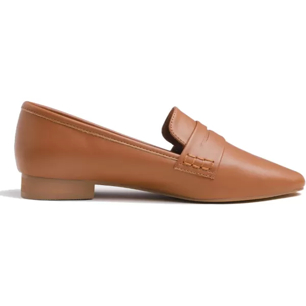 FEVERSOLE Women's Fashion Dress Comfort Low Heel Office Penny Loafer Flats