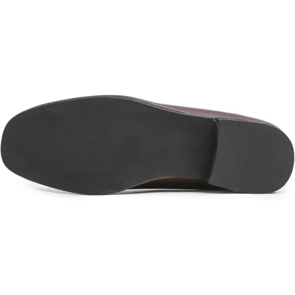 FEVERSOLE Women's Fashion Dress Comfort Low Heel Office Penny Loafer Flats