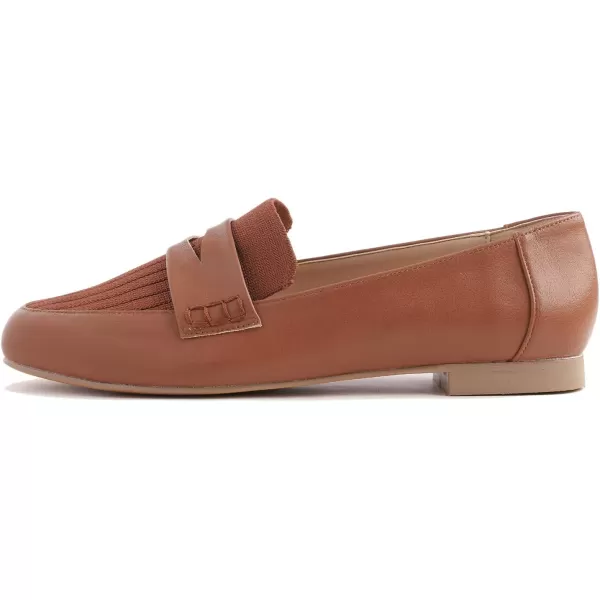 FEVERSOLE Women's Fashion Dress Comfort Low Heel Office Penny Loafer Flats