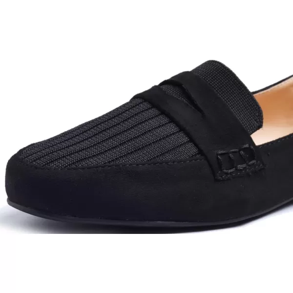 FEVERSOLE Women's Fashion Dress Comfort Low Heel Office Penny Loafer Flats
