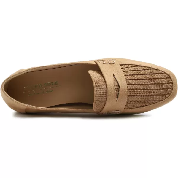 FEVERSOLE Women's Fashion Dress Comfort Low Heel Office Penny Loafer Flats