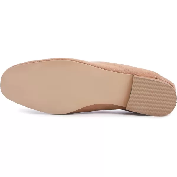 FEVERSOLE Women's Fashion Dress Comfort Low Heel Office Penny Loafer Flats