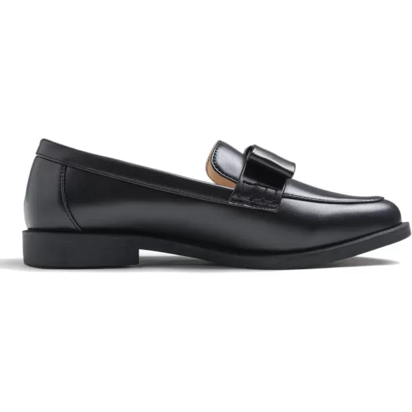 FEVERSOLE Women's Fashion Dress Comfort Low Heel Office Penny Loafer Flats