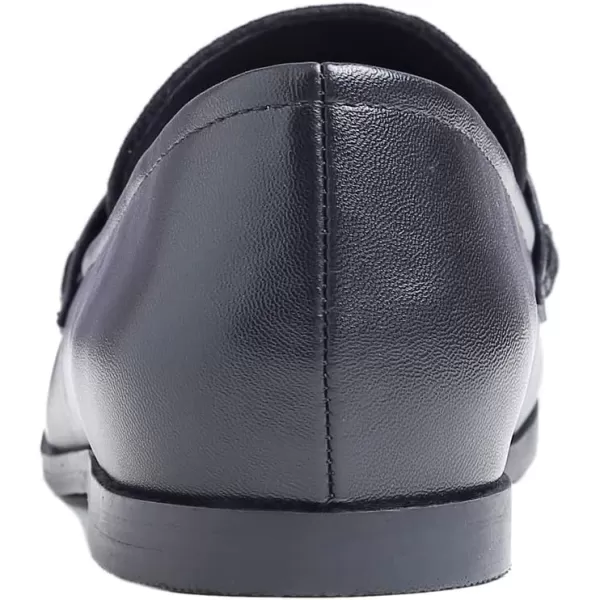 FEVERSOLE Women's Fashion Dress Comfort Low Heel Office Penny Loafer Flats