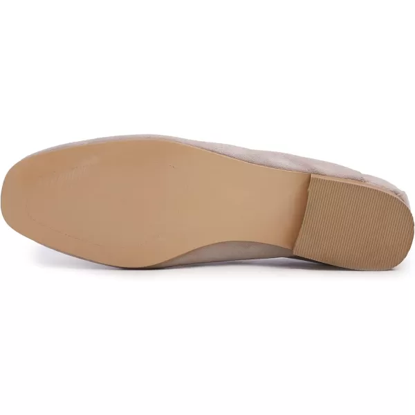 FEVERSOLE Women's Fashion Dress Comfort Low Heel Office Penny Loafer Flats