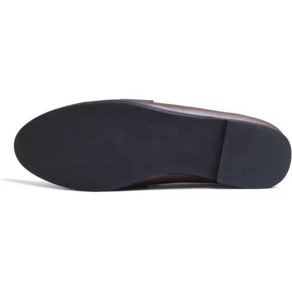 FEVERSOLE Women's Fashion Dress Comfort Low Heel Office Penny Loafer Flats