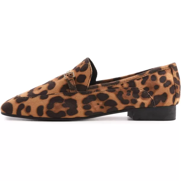 FEVERSOLE Women's Fashion Dress Comfort Low Heel Office Penny Loafer Flats