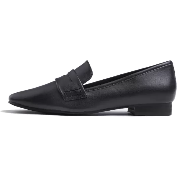 FEVERSOLE Women's Fashion Dress Comfort Low Heel Office Penny Loafer Flats