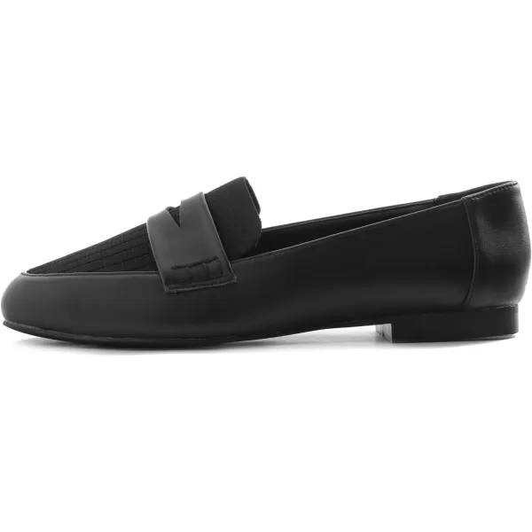 FEVERSOLE Women's Fashion Dress Comfort Low Heel Office Penny Loafer Flats