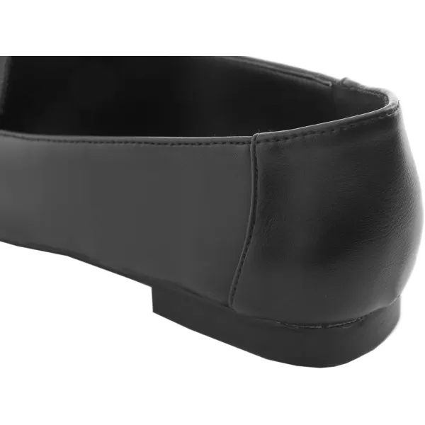 FEVERSOLE Women's Fashion Dress Comfort Low Heel Office Penny Loafer Flats