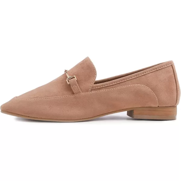 FEVERSOLE Women's Fashion Dress Comfort Low Heel Office Penny Loafer Flats