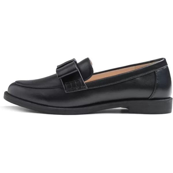 FEVERSOLE Women's Fashion Dress Comfort Low Heel Office Penny Loafer Flats