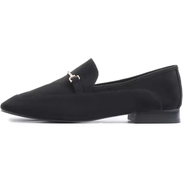 FEVERSOLE Women's Fashion Dress Comfort Low Heel Office Penny Loafer Flats