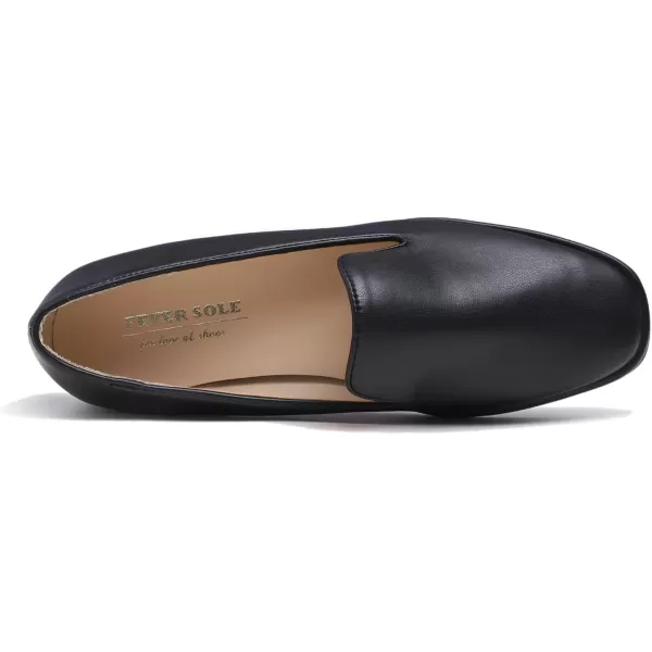 FEVERSOLE Women's Fashion Dress Comfort Low Heel Office Penny Loafer Flats
