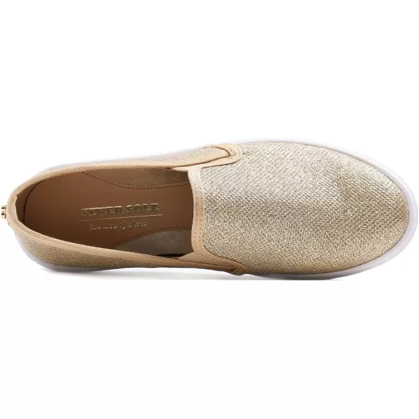 FEVERSOLE Women's Fashion Dress Sneakers Party Bling Casual Flats Embellished Shoes