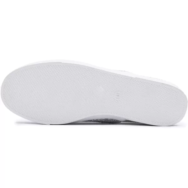 FEVERSOLE Women's Fashion Dress Sneakers Party Bling Casual Flats Embellished Shoes