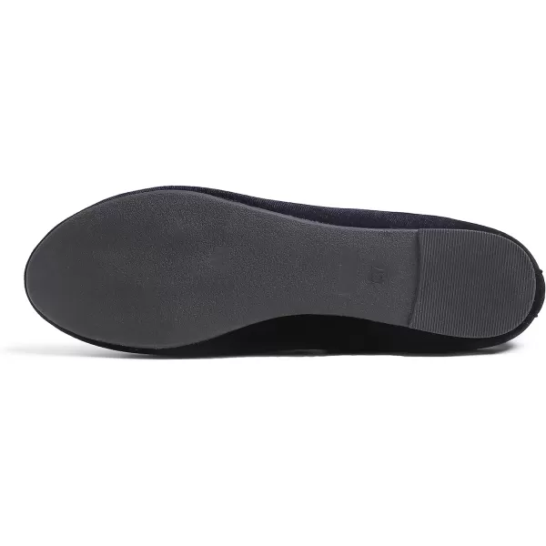 FEVERSOLE Women's Fashion Elastic Ankle Strap Shoes Round Toe Ballet Flat