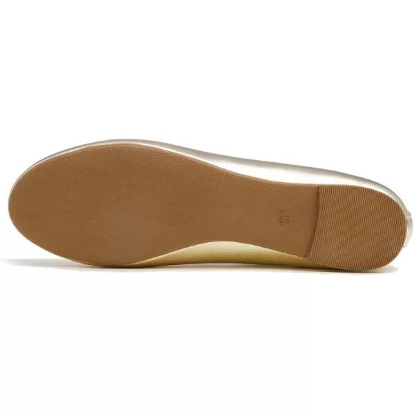 FEVERSOLE Women's Fashion Elastic Ankle Strap Shoes Round Toe Ballet Flat