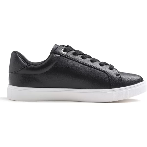 FEVERSOLE Women's Fashion Lightweight Spring Summer Vegan Leather Sneaker Casual Comfort Walking Shoes