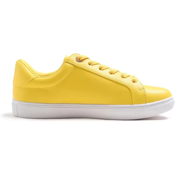 FEVERSOLE Women's Fashion Lightweight Spring Summer Vegan Leather Sneaker Casual Comfort Walking Shoes