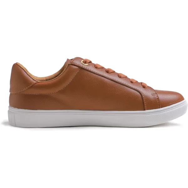 FEVERSOLE Women's Fashion Lightweight Spring Summer Vegan Leather Sneaker Casual Comfort Walking Shoes