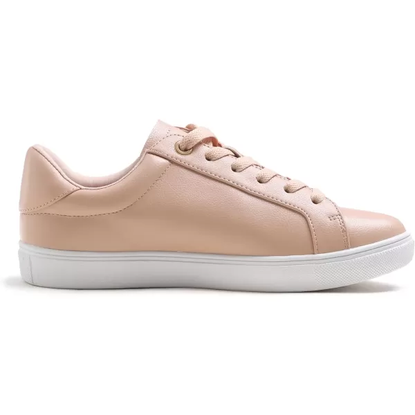 FEVERSOLE Women's Fashion Lightweight Spring Summer Vegan Leather Sneaker Casual Comfort Walking Shoes