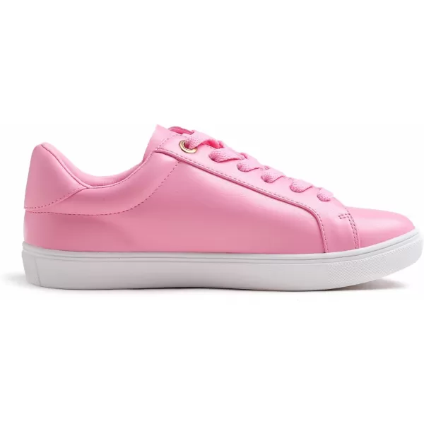 FEVERSOLE Women's Fashion Lightweight Spring Summer Vegan Leather Sneaker Casual Comfort Walking Shoes