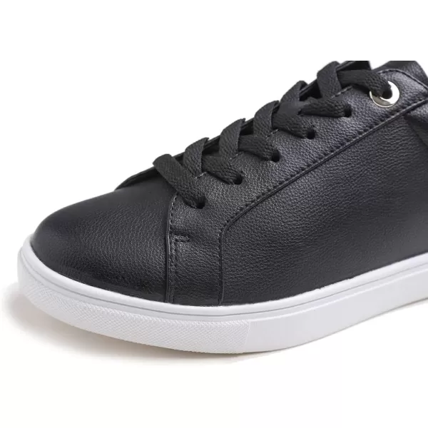 FEVERSOLE Women's Fashion Lightweight Spring Summer Vegan Leather Sneaker Casual Comfort Walking Shoes