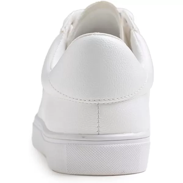 FEVERSOLE Women's Fashion Lightweight Spring Summer Vegan Leather Sneaker Casual Comfort Walking Shoes
