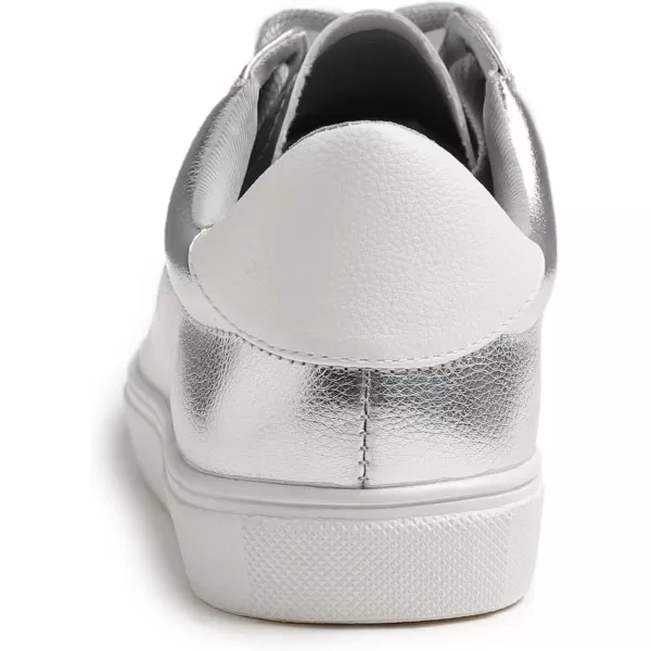 FEVERSOLE Women's Fashion Lightweight Spring Summer Vegan Leather Sneaker Casual Comfort Walking Shoes