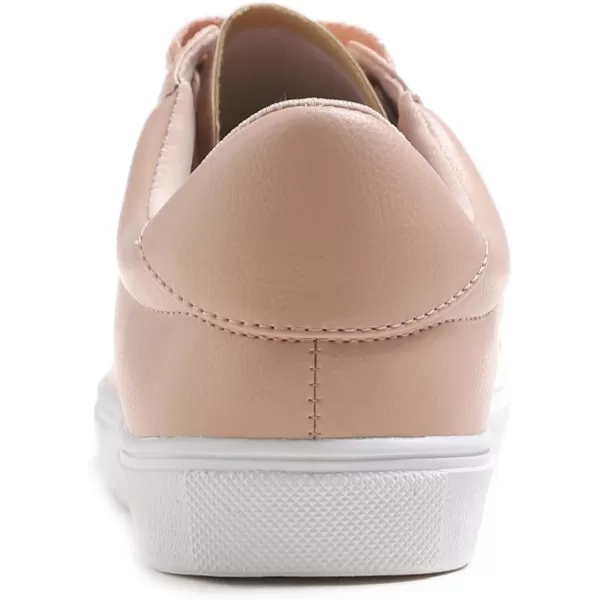 FEVERSOLE Women's Fashion Lightweight Spring Summer Vegan Leather Sneaker Casual Comfort Walking Shoes