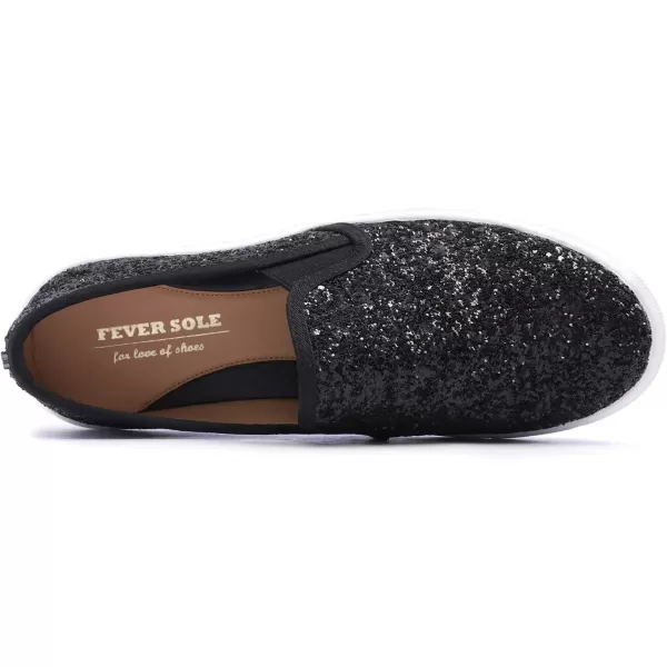 FEVERSOLE Women's Fashion Slip-On Sneaker Casual Flat Loafers