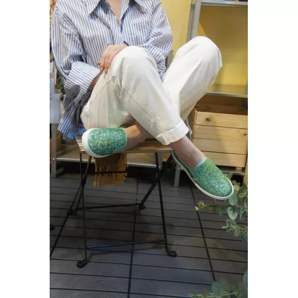 FEVERSOLE Women's Fashion Slip-On Sneaker Casual Flat Loafers