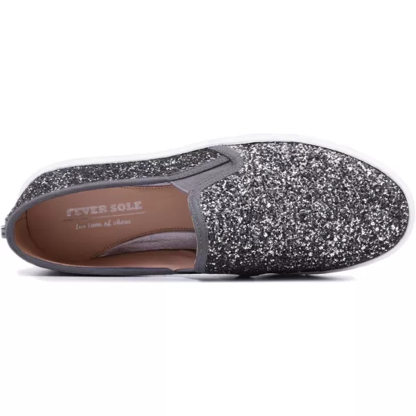 FEVERSOLE Women's Fashion Slip-On Sneaker Casual Flat Loafers