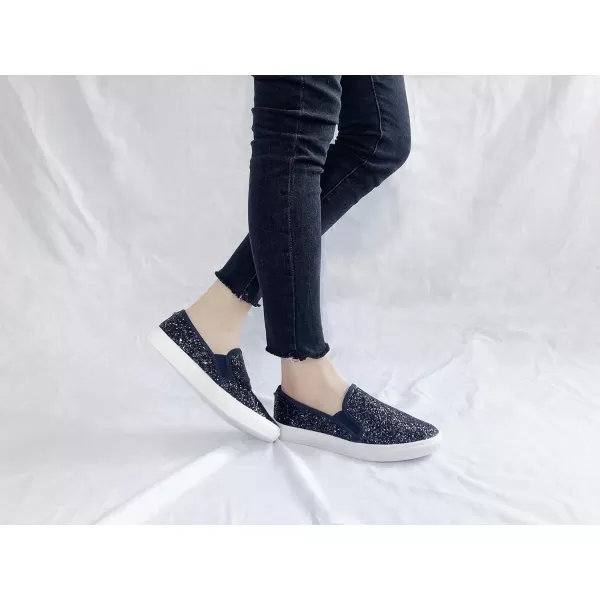 FEVERSOLE Women's Fashion Slip-On Sneaker Casual Flat Loafers