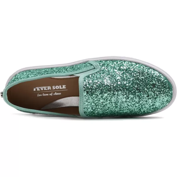 FEVERSOLE Women's Fashion Slip-On Sneaker Casual Flat Loafers