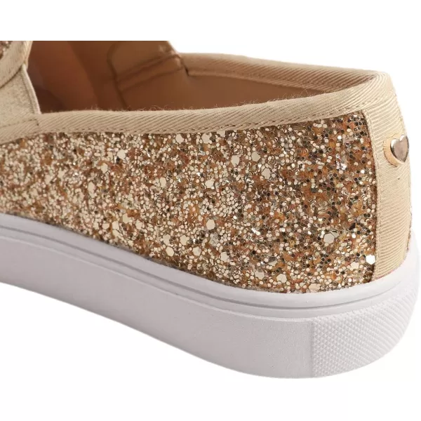 FEVERSOLE Women's Fashion Slip-On Sneaker Casual Flat Loafers