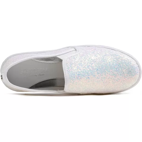 FEVERSOLE Women's Fashion Slip-On Sneaker Casual Flat Loafers