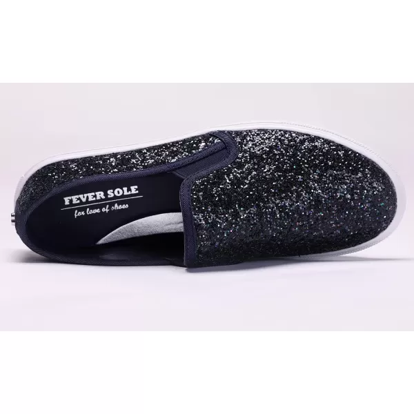 FEVERSOLE Women's Fashion Slip-On Sneaker Casual Flat Loafers