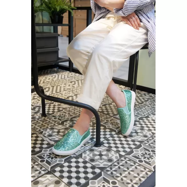 FEVERSOLE Women's Fashion Slip-On Sneaker Casual Flat Loafers