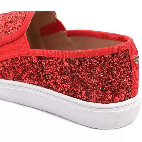 FEVERSOLE Women's Fashion Slip-On Sneaker Casual Flat Loafers