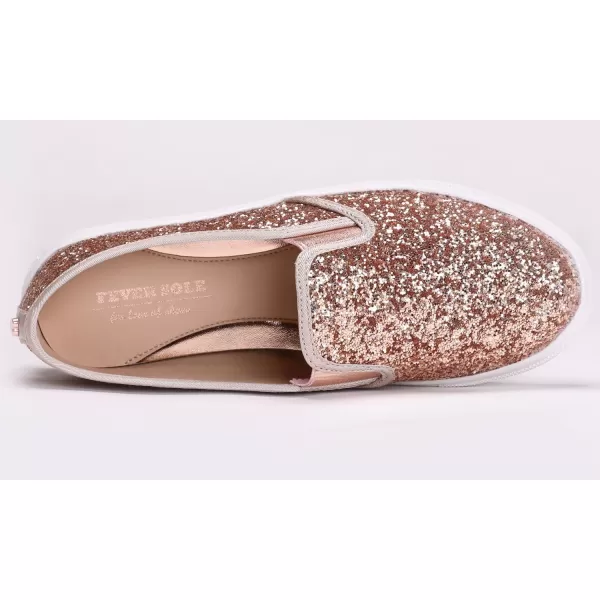 FEVERSOLE Women's Fashion Slip-On Sneaker Casual Flat Loafers