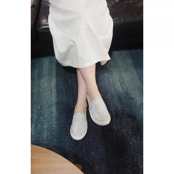 FEVERSOLE Women's Fashion Slip-On Sneaker Casual Flat Loafers