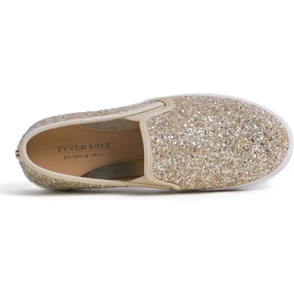 FEVERSOLE Women's Fashion Slip-On Sneaker Casual Flat Loafers