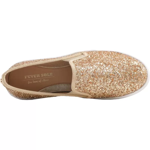 FEVERSOLE Women's Fashion Slip-On Sneaker Casual Flat Loafers