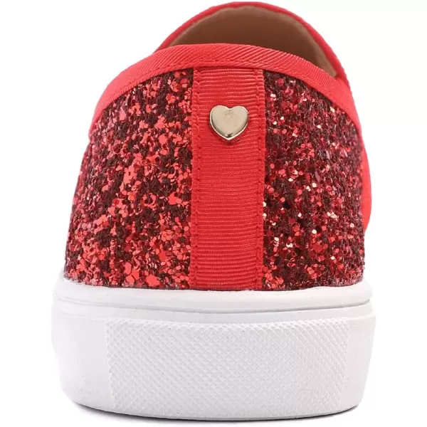 FEVERSOLE Women's Fashion Slip-On Sneaker Casual Flat Loafers