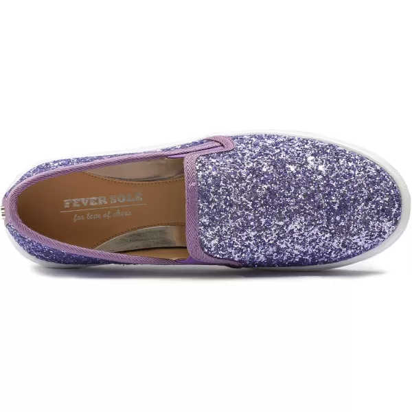 FEVERSOLE Women's Fashion Slip-On Sneaker Casual Flat Loafers