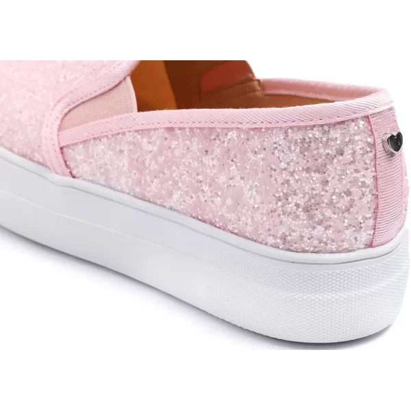 FEVERSOLE Women's Fashion Slip On Sneaker Casual Platform Loafers