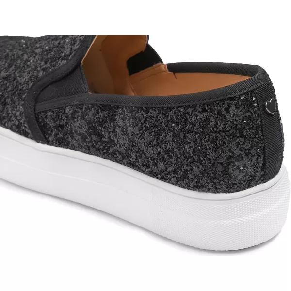 FEVERSOLE Women's Fashion Slip On Sneaker Casual Platform Loafers