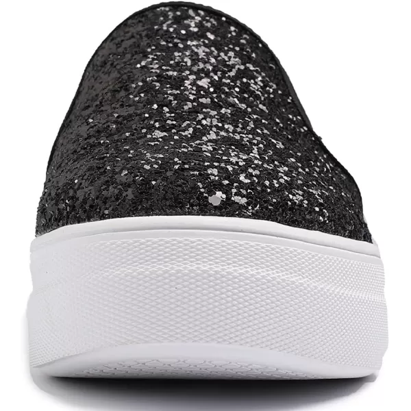 FEVERSOLE Women's Fashion Slip On Sneaker Casual Platform Loafers